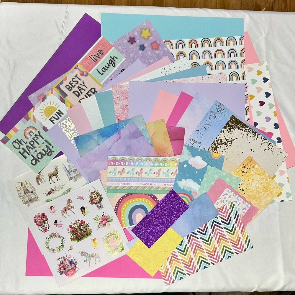 Fairy Fun Pack #2 - Destash- Junk Journal, Planner, and Scrapbook creation sets